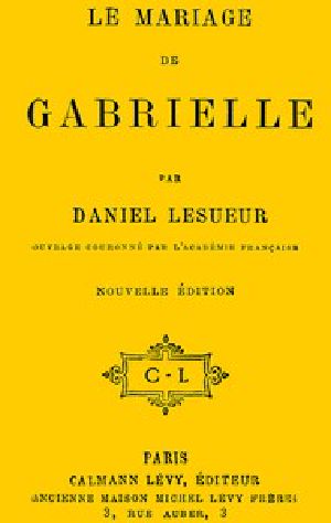 [Gutenberg 50725] • Le mariage de Gabrielle